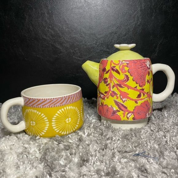 NIB Anthropologie Tea-For-One Set - Picture 1 of 5